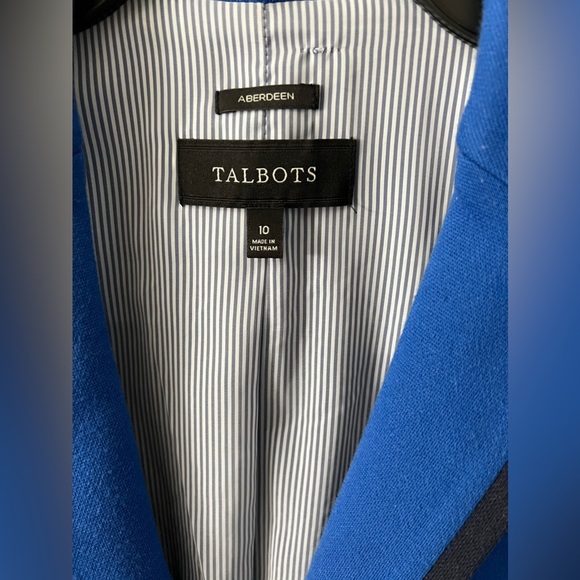 Talbots - Pique Abardeen Blazer Size 10 - Picture 6 of 6